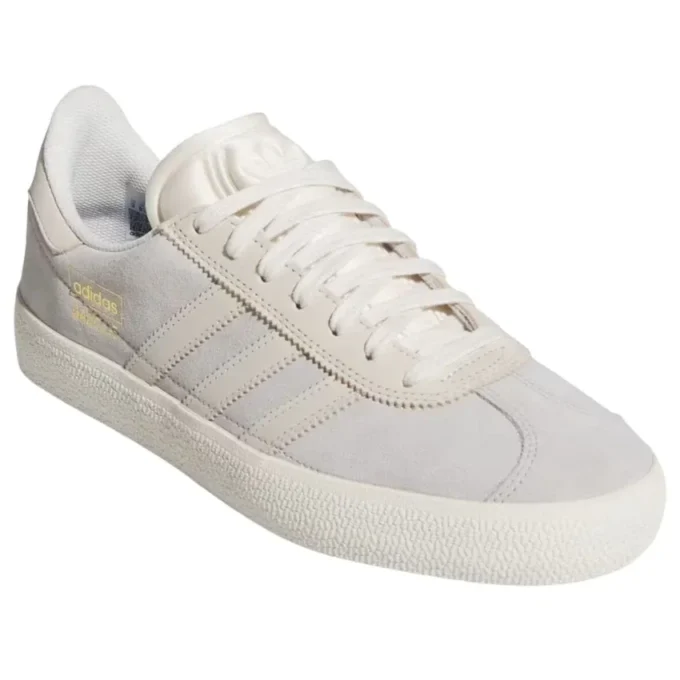 Adidas Gazelle Adv „Grey Two Chalk White Gold Metallic”