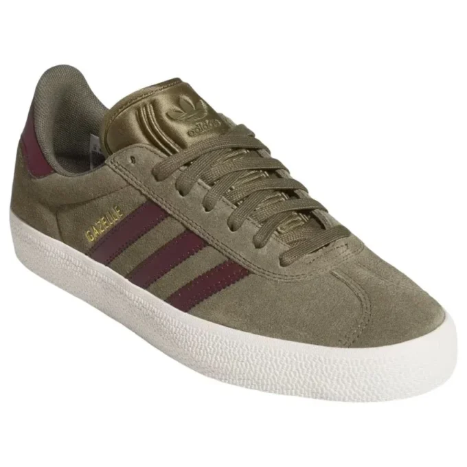 Adidas Gazelle Adv „Olive Strata Maroon”