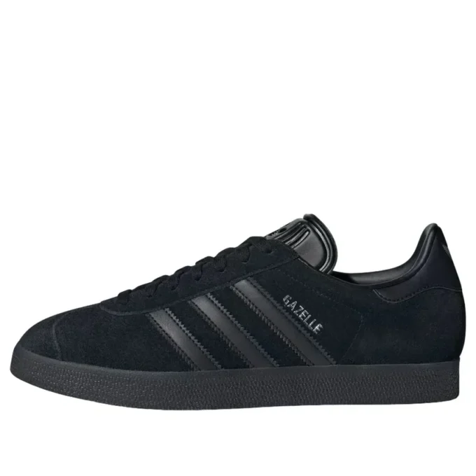Adidas Gazelle „All Black Silver Metallic”