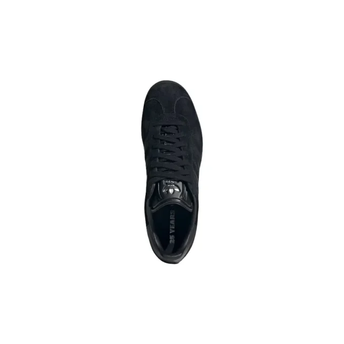 Adidas Gazelle „All Black Silver Metallic”