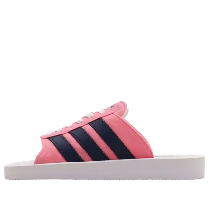 Adidas Gazelle Beach Slides „Pink Dark Blue”