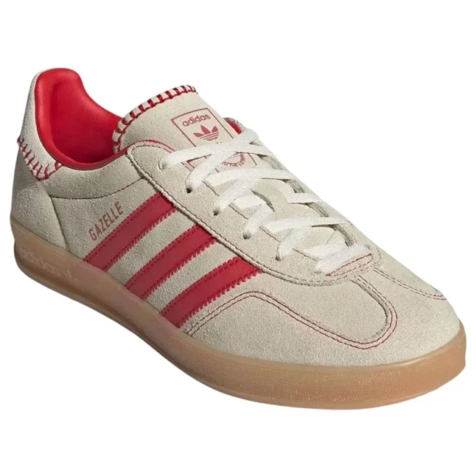 Adidas Gazelle Indoor „Beige Better Scarlet Cream White”