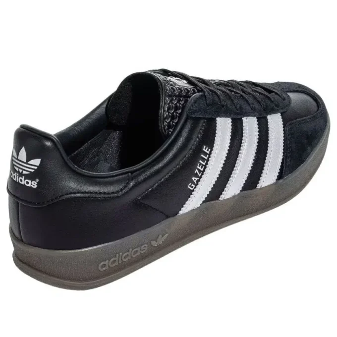 Adidas Gazelle Indoor „Black Matte Silver Gum”