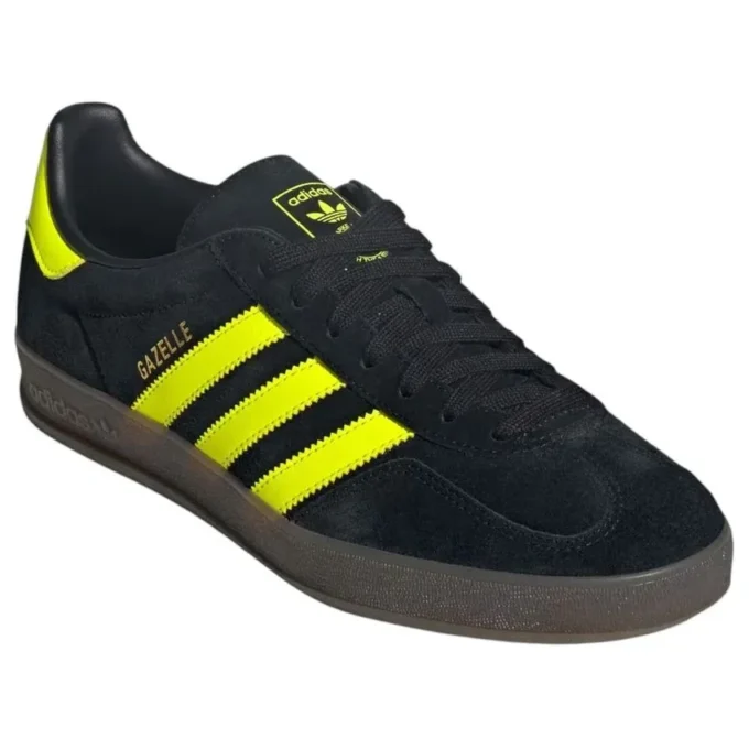 Adidas Gazelle Indoor „Black Solar Yellow”