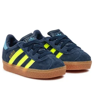 Adidas Gazelle „Night Indigo Solar Yellow”