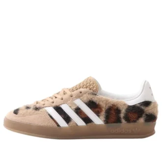 Adidas X Atmos Pink Gazelle Indoor „Trinity Leopard Warm Sandstone”