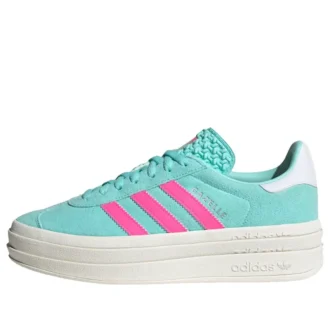 Buty Adidas Gazelle „Flash Aqua Lucid Pink”