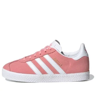 Buty Adidas Gazelle J „Różowo-biało-złote” Buty Adidas Gazelle J „Różowo-biało-złote”