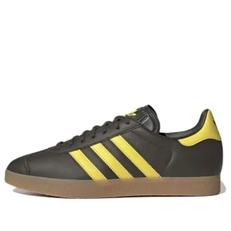 Buty Adidas Gazelle „Shadow Olive Impact Yellow”