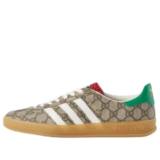 Buty Adidas X Gucci Gazelle Gg Supreme „Beige Ebony Green”