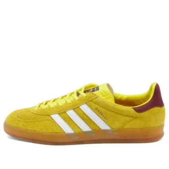 Buty halowe Adidas Gazelle „Bright Yellow Burgundy”