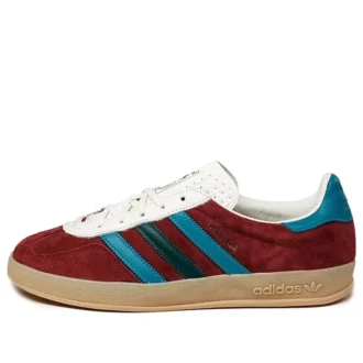 Buty halowe Adidas Gazelle „Burgundy Arctic Fusion Collegiate Green”