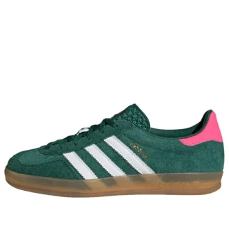 Buty halowe Adidas Gazelle „Collegiate Green Pink”