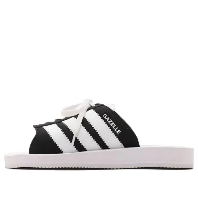 Klapki Adidas Gazelle Beach „White Black”