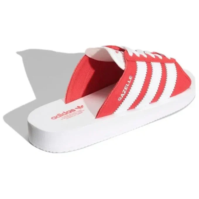 Klapki plażowe Adidas Gazelle „White Red”