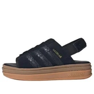 Sandały Adidas Gazelle Bold „Core Black Snakeskin”